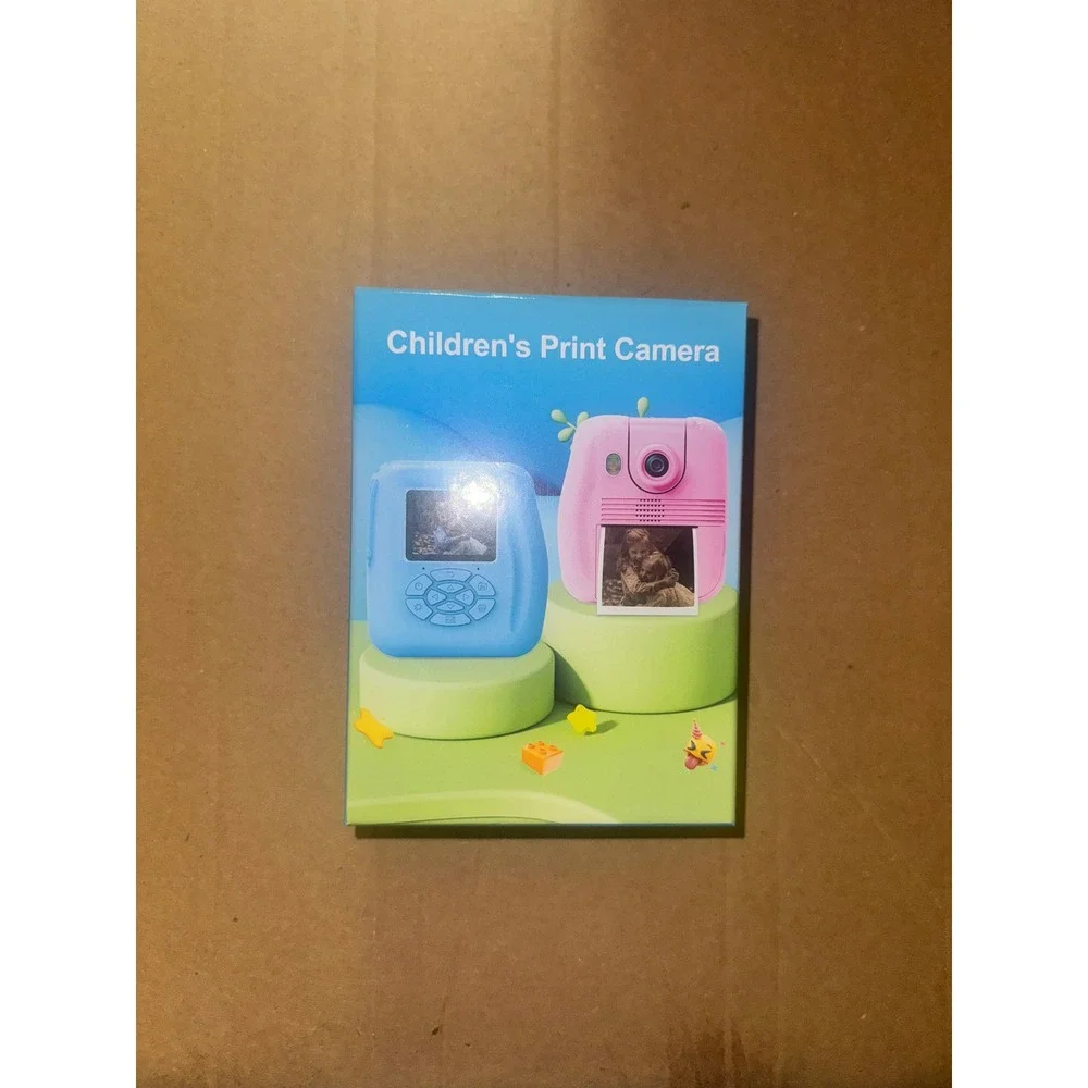 Kids Instant Print Camera 1080P Video Time-Lapse Burst Shot Digital Zoom